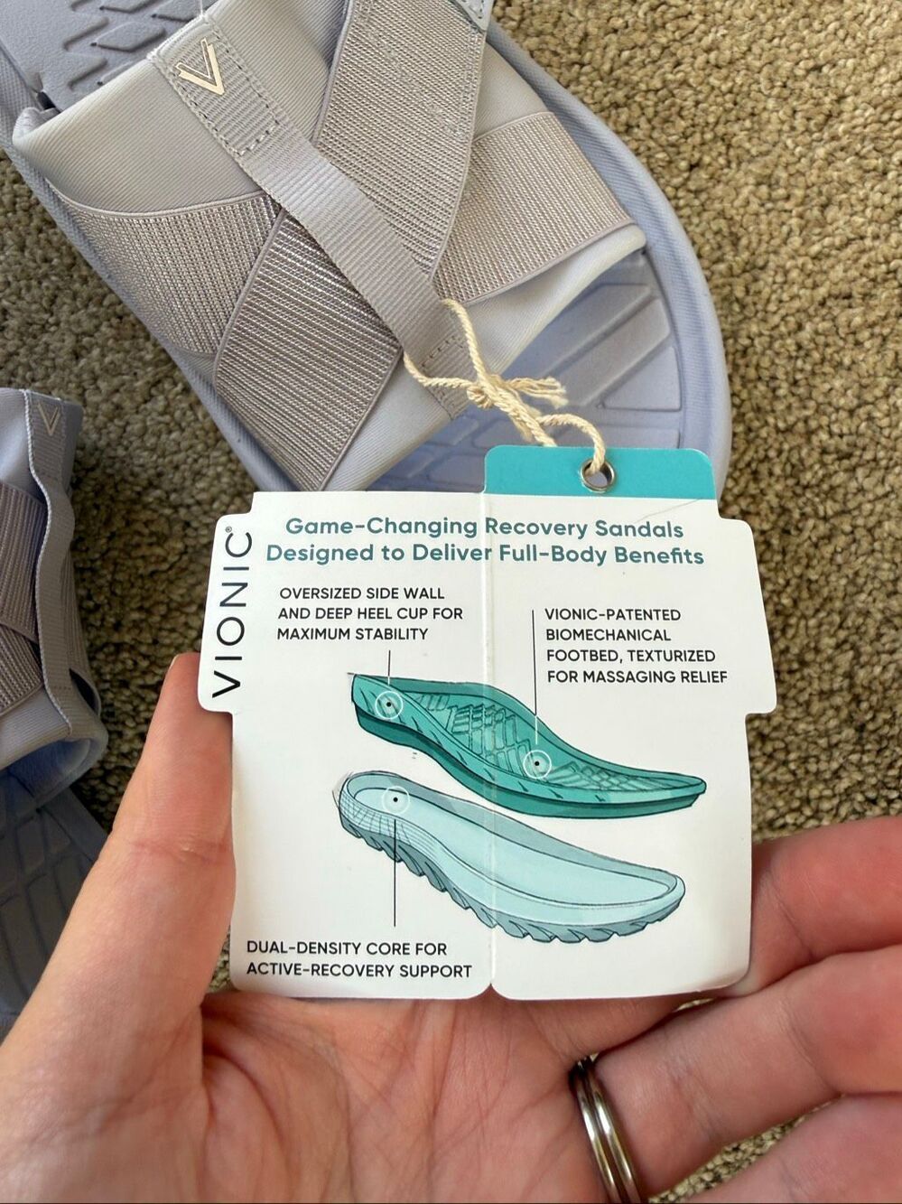 Vionic Rebound Recovery Slide Sandals NWT - Picture 5 of 6